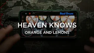 HEAVEN KNOWS THIS ANGEL HAS FLOWN ORANGE & LEMONS REAL DRUM