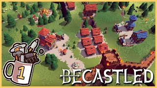 City Building & Tower Defense | Becastled #1 - Let's Play / Gameplay