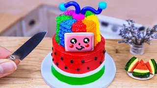 Chocolate Cake 🌈 Wonderful Miniature Rainbow Chocolate Cake Decorating | 1000+ Miniature Ideas