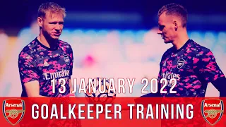 Goalkeeper Training | Arsenal | Ramsdale & Leno | 13/1/2022