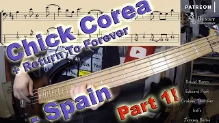 Chick Corea - Spain [PART ONE] - with notation and tabs