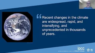 2023 Webinar Series. Climate Change 2021: the Physical Science Basis