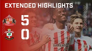 Extended Highlights | Sunderland AFC 5 - 0 Southampton FC