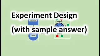 Experiment design (with full sample test answer)