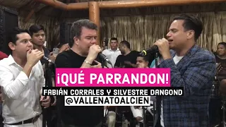 Silvestre Dangond y Fabián Corrales mosaico en 🚨 parranda vía @Vallenatoalcien