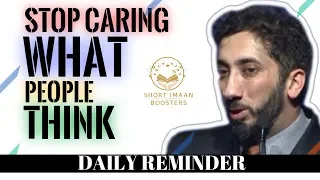 Stop caring what people think motivation Islam I How to not care what others think I Ramadan 2020