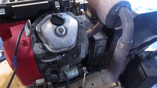 Поступил в ремонт двигатель Honda GX670, генератор Europower, был в эксплуатации 15 лет