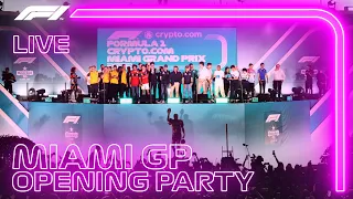 LIVE: Miami Grand Prix Opening Party