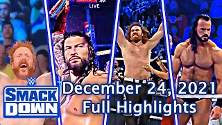 WWE SmackDown 24th December 2021 Full Highlights HD - Smack Downs Full HD Highlights 12/24/2021