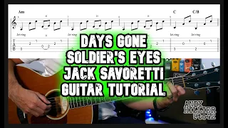 Days Gone Jack Savoretti Soldier's Eyes Guitar Tutorial