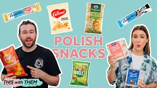 British people try Polish snacks!