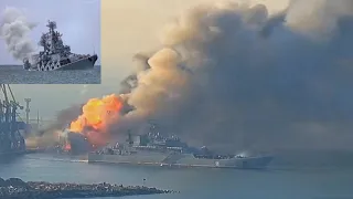 Ukrainian Anti-ship Missile sink Russian Ship Moskva In Black Sea | Moskva ship in black sea