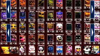 Five Nights at Freddy's 6 All EXTRAS FNAF 1 2 3 4 5 (All Animatronics) *FNAF 2018*