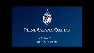 concluding session LIVE Jalsa Salana Qadian 2022 | LIVE | Translation | URDU