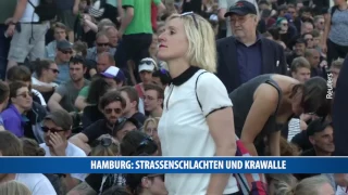 Protest: Ausschreitungen bei Anti-G-20-Demo in Hamburg