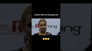 Claire holt on kissing Ian #claireholt#iansomerhalder#thevampirediaries#to#humour#shorts