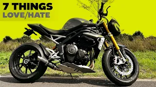 7 things I love and hate (Speed Triple 1200RS)