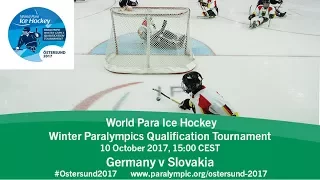 Germany v Slovakia | PyeongChang 2018 Qualification Tournament | Ostersund