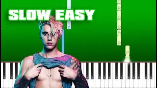 Luis Fonsi, Daddy Yankee, Justin Bieber - Despacito (Slow Easy Piano Tutorial)