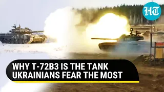 Russian hunter-killer or a drift racing vehicle? Ukrainians take captured T-72B3 for a spin