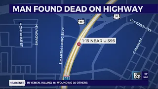 Man found dead inside vehicle on Las Vegas freeway