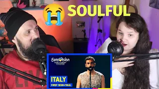 SHE DIDN'T EXPECT THIS! MY WIFE REACTS TO MARCO MENGONI DUE VITE FIRST SEMI FINAL REACTION