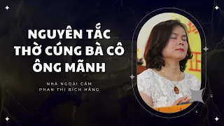 Thờ BÀ CÔ ÔNG MÃNH ở ngoài trời chứ hay ở trong nhà - thế nào mới đúng?