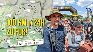 EXTREMWANDERN - 100KM in 24H zu Fuß 😦 | 🦣 MAMMUTMARSCH [bis ans LIMIT und darüber hinaus!] 🏔🗺