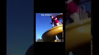 Kid falls off slide with his bike meme