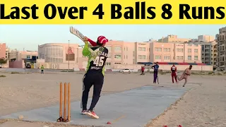 Chamkila Cup 2nd match | Need 4 Balls 8 Runs | Dubai Tape ball Cricket