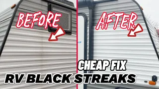 Use THIS To REMOVE RV Black Streaks-BEST Cleaner For AWESOME Results