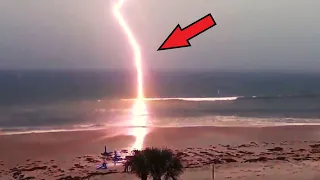 The guy was filming the ocean. What happened in a minute happens once in a million years