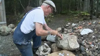 Mr Keeble Explains: Splitting Stone with Feathers and a Wedge