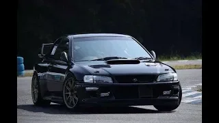 Subaru Impreza 22B sound, drift & launch compilation