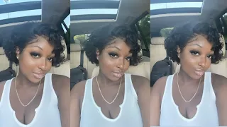 PERFECT CURLY PIXIE CUT WIG FOR SUMMER | Ft. ASHINE HAIR