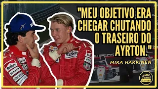 "Ayrton me levou a mal logo de cara." - Mika Hakkinen