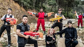 LTT Nerf War : Team SEAL X Use Nerf Guns Fight Crime Group Dr Lee In Mountain Battlefield