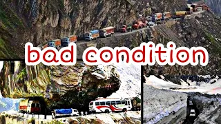 zojila pass to Srinagar in 2020  road conditions #travel #srinagar #zojilapass