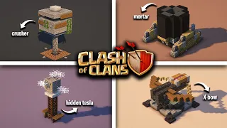 10 Clash of Clans Build Ideas in Minecraft