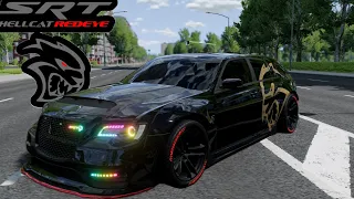 First Realistic Cruise and Cutup In Custom WideBody 300 Hellcat RedEye Magnum Is The Last..TOTALED!