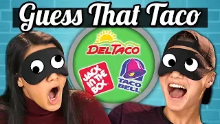 GUESS THAT TACO CHALLENGE! | TEENS vs. FOOD
