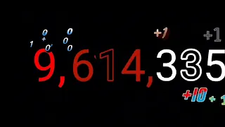 Numbers 0 to 1 quadrillion with sound