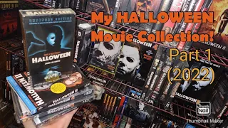 Halloween Movie Collection! My current Michael Myers franchise physical media - Part 1 of 2 (2022)