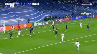 RODRYGO'S SCREAMING HEADER AGAINST MAN CITY UCL 2022