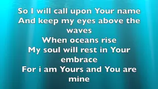 Hillsong Oceans (Where My Feet May Fail) LYRICS VIDEO. For A Season Cover. (MALE VERSION)