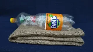 Идея: что можно сделать из мешковины и пластиковых бутылок