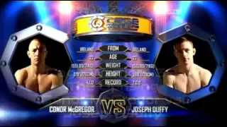 Conor McGregor vs Joseph Duffy. Cage Warriors 39