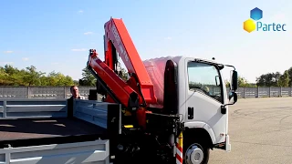 Кран-манипулятор Fassi f85b, установленный на Isuzu NQR 90.