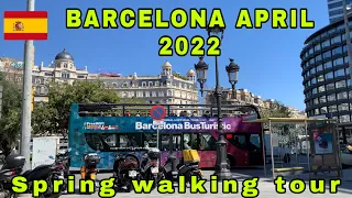 🇪🇸BARCELONA WALK || SPRING 2022 WALKING TOUR AT AVINGUADA DIAGONAL PART 2