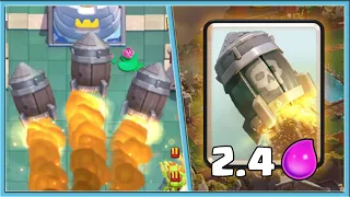 🗿 ROCKET FOR 2.4 ELIXIR! FASTEST DECK IN THE WORLD / Clash Royale